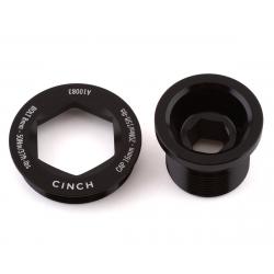 Race Face CINCH Crank Bolt & Puller Cap Set (Gloss Black) (M18 x 15) - F10021GLSBLK