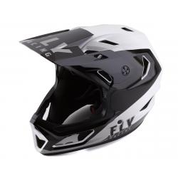 Fly Racing Rayce Helmet (Black/White) (L) - 73-3602L