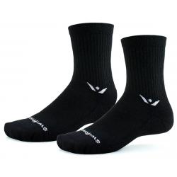 Swiftwick Pursuit Hike Six Lightweight Socks (Black) (XL) - 6B014LZ-X