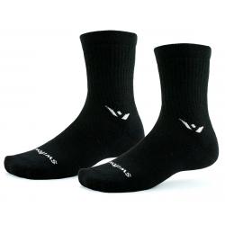 Swiftwick Pursuit Hike Six Medium-Weight Socks (Black) (L) - 6B014MZ-L