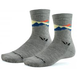 Swiftwick Pursuit Hike Six Medium-Weight Socks (Sunset Peaks) (M) - 6BGK4MZ-M