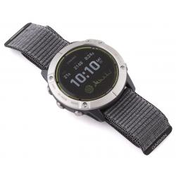 Garmin Enduro Watch (Stainless Steel) (Grey UltraFit Nylon Strap) - 010-02408-00