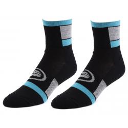 Performance 3" Speed Socks (Black/Blue) (S/M) - PF12BBLSM