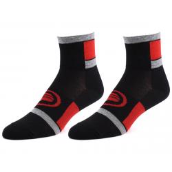 Performance 3" Speed Socks (Black/Red) (L/XL) - PF12BRDLXL