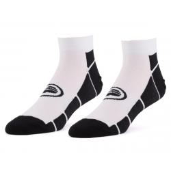 Performance 1.5" Speed Socks (White/Black) (L/XL) - PF12SWHLXL