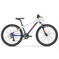 Mondraker 2021 Leader 24" Kids Bike  (Racing Silver/Blue/Flame Red) - 010.21352
