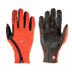 Castelli Mortirolo Long Finger Gloves (Fiery Red) (S) - K20533656-2