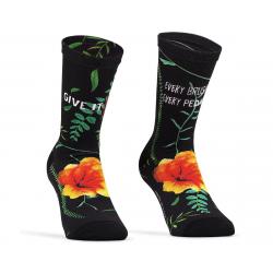 Giordana Sublimated Socks (Hibiscus Aquarelo) (S/M) - GIO21-BKP0122-EDHIBI-02