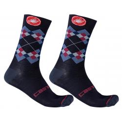 Castelli Rombo 18 Socks (Savile Blue/Indigo/Dusk Blue) (S/M) - R4521554414-2