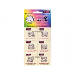 YBN QRS Reusable Quick Links (Silver) (10 Speed) (6) - QRS_10-CARD_OF_6
