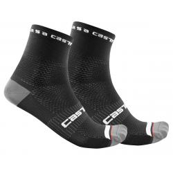 Castelli Rosso Corsa Pro 9 Socks (Black) (2XL) - R4521027010-6