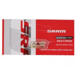 SRAM PowerLink Chain Connectors (Gold) (9 Speed) (1) - 72.2740.200.751