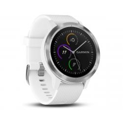 Garmin Vivoactive 3 GPS Smartwatch (White/Stainless) - 010-01769-21