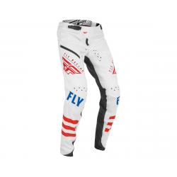 Fly Racing Youth Kinetic Bicycle Pants (White/Red/Blue) (20) - 374-04420