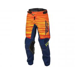 Fly Racing Youth Kinetic Wave Pants (Navy/Yellow/Red) (24) - 375-53624