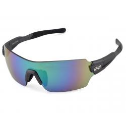 Optic Nerve Vapor Sunglasses (Matte Carbon) (Smoke Green Mirror Lens) (Interchangeable) - 21800