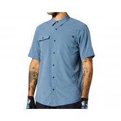Fox Racing Flexair Woven Short Sleeve Shirt (Matte Blue) (2XL) - 27304-0342X