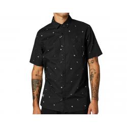 Fox Racing Decrypted Woven Short Sleeve Shirt (Black/White) (S) - 27693-018S