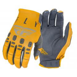 Fly Racing Kinetic K121 Gloves (Mustard/Stone/Grey) (S) - 374-41308