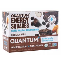 Quantum Energy Squares (Caffe Mocha Almond Chip) (8 | 1.69oz Packets) (100mg Caffeine) - CAD07CM