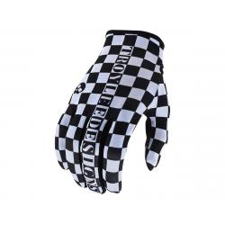 Troy Lee Designs Flowline Gloves (Checkers White/Black) (M) - 437044003