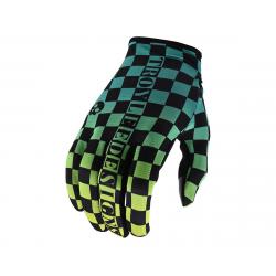 Troy Lee Designs Flowline Gloves (Checkers Green/Black) (L) - 437044014
