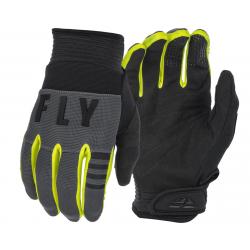Fly Racing Youth F-16 Gloves (Grey/Black/Hi-Vis) (Youth M) - 375-912YM