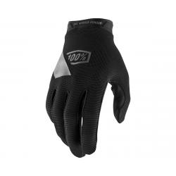 100% Ridecamp Men's Full Finger Glove (Black/Blue) (S) - 10018-001-10