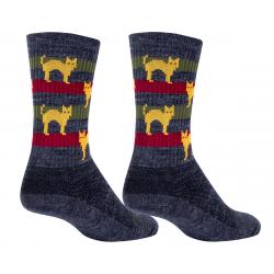 Sockguy 6" Wool Socks (Catz) (S/M) - WCRATZ