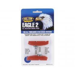 Kool Stop Eagle 2 Brake Pads (Salmon) (1 Pair) (Threaded Post) - KS-E2TSA