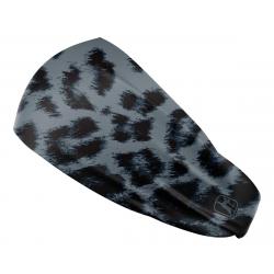 Giordana Ear Cover (Snow Leopard/Black) (Universal Adult) - GICW20-EARC-LEOP-BKGY