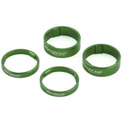 Reverse Components Ultralight Headset Spacer Set (Green) (4) - 50007