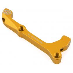 Reverse Components Disc Brake Adapter (Gold) (IS to Post Mount) (180 Rear) (Avid) - 02033