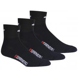 Louis Garneau Low Versis Socks (Black) (3 Pairs) (S/M) - 1085054-020-SM