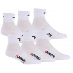 Louis Garneau Low Versis Socks (White) (3 Pairs) (S/M) - 1085054-019-SM