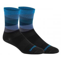 Louis Garneau Conti Long Socks (Black/Blue) (S/M) - 1085058-9XN-SM