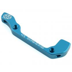 Reverse Components Disc Brake Adapter (Blue) (IS to Post Mount) (180 Front/160 Rear) - 02060