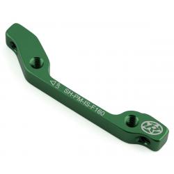 Reverse Components Disc Brake Adapter (Green) (IS to Post Mount) (160 Front/140 Rear) - 02065