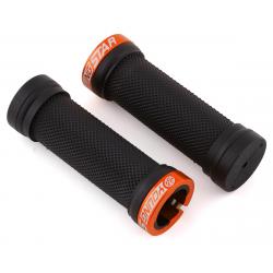 Reverse Components Youngstar Lock-On Grips (Black/Orange) - 30802