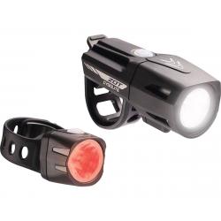 Cygolite Zot 250 Headlight w/ Dice TL 50 Tail Light (Black) (250/50 Lumens) - ZOT-250-50