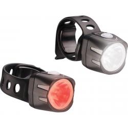 Cygolite Dice HL 150/TL 50 USB Headlight & Tail Light Set (Black) (150/50 Lumens) - DC-150-50