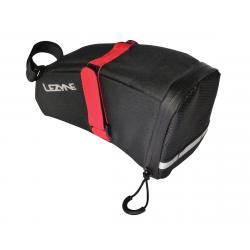 Lezyne Aero Caddy Saddle Bag (Black/Red) - 1-SB-ARCADDY-V104