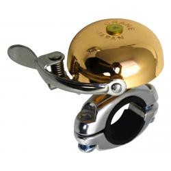 Crane Suzu Mini Brass Bell (Gold) (Handlebar Mount) - 13209