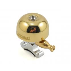 Lezyne Classic Brass Bell (Brass/Silver) (M) - 1-BL-CLBRS-V106M