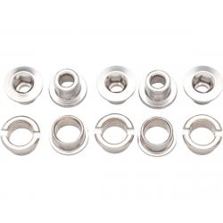 Problem Solvers Double Chainring Bolts (Silver) (Alloy) - CR1401