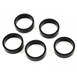Wheels Manufacturing 1-1/8" Headset Spacers (Black) (5) (10mm) - BHS2-10-5