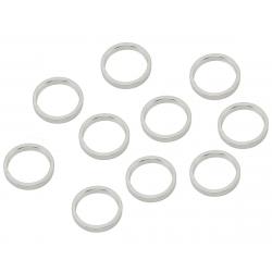 Wheels Manufacturing 1-1/8" Headset Spacers (Silver) (5mm) - HS2-5