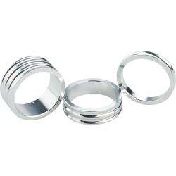 Ciari Anelli 1-1/8" Headset Spacers (Silver) (5, 10, & 15mm) - 4717954550715