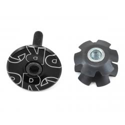 Shimano Gap Cap & Star Nut for Alloy Steerers (Black Anodized) (1-1/8") - PRHS0018