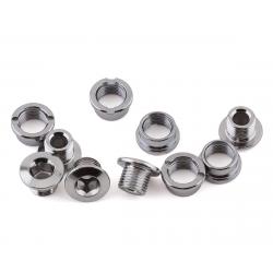 Problem Solvers Single Chainring Bolts (Silver) (Chromoly) - 405A00800604000110